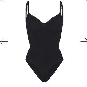 SKIMS Black Shapewear Bodysuit